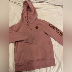 Pink Carhart sweatshirt size small
